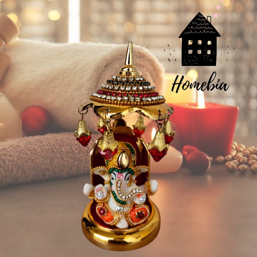 Homebia Ganesh Idol for Car Dashboard, Lord Ganesha Idols for home