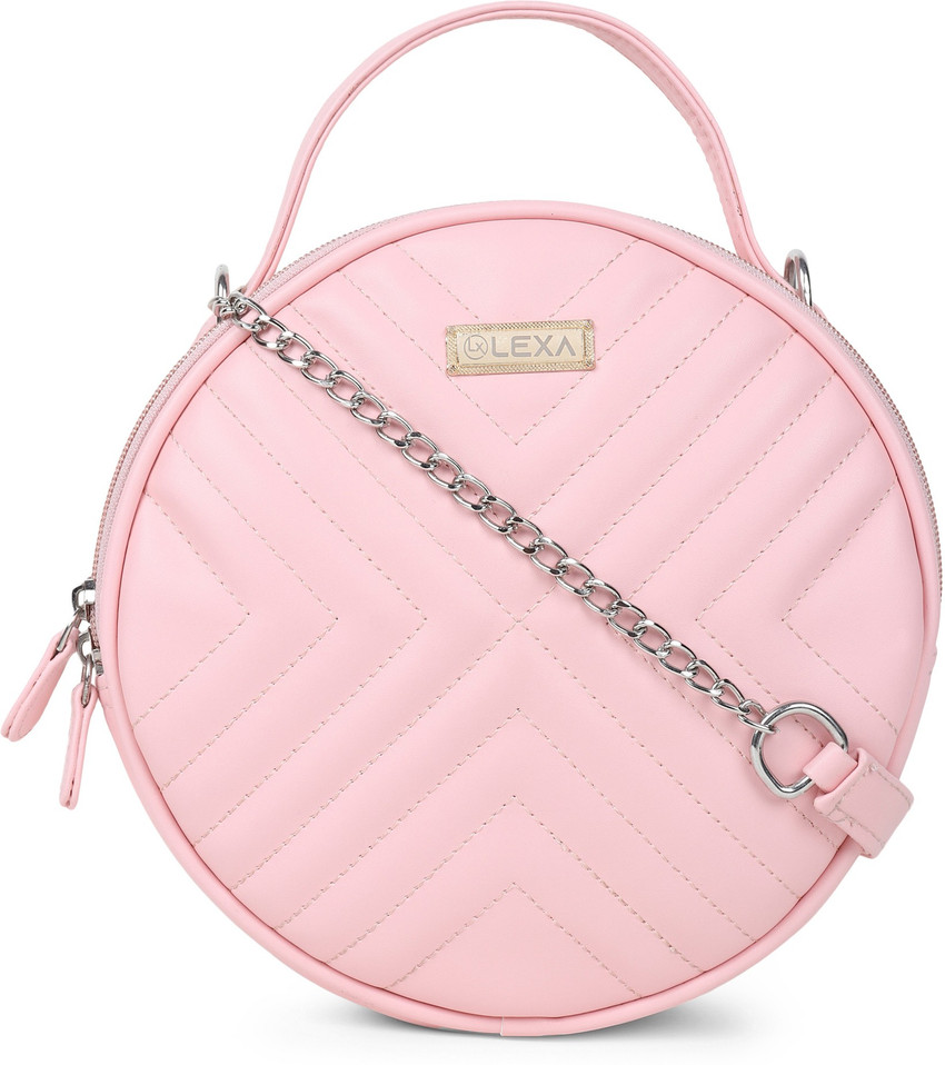Pink round bag on sale
