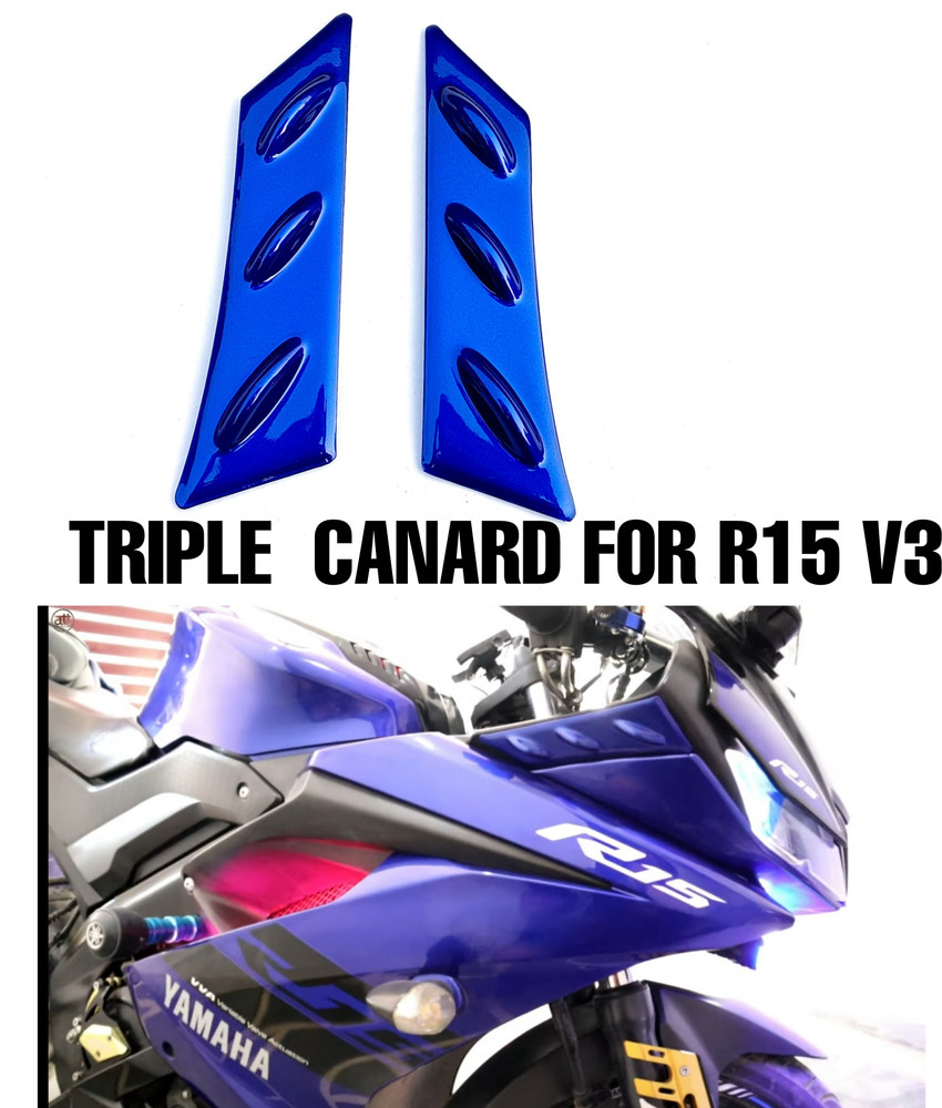imad TRIPLE CANARD FOR YMAHA R15 V3 Bike Fairing Kit Price in India Buy imad TRIPLE CANARD FOR YMAHA R15 V3 Bike Fairing Kit online at Flipkart