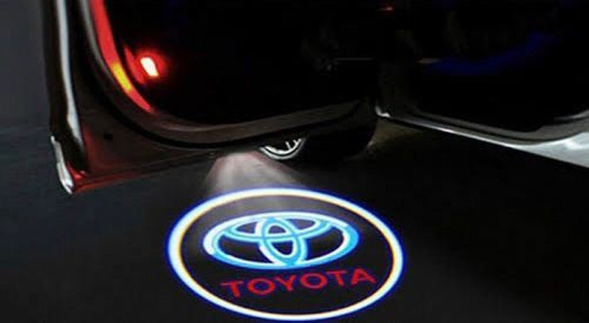 RohanEshop Toyota Brand Logo Car Door Light Car Fancy Lights