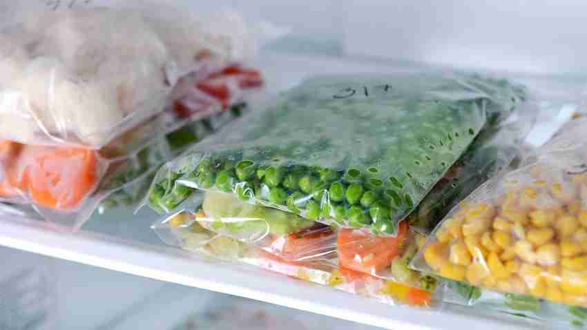 Freezer Food Storage Bag Reusable Vacuum Sealer Bag Ziplock Sachet Biscuit  Transparent Vacuum Bags For Food Packaging