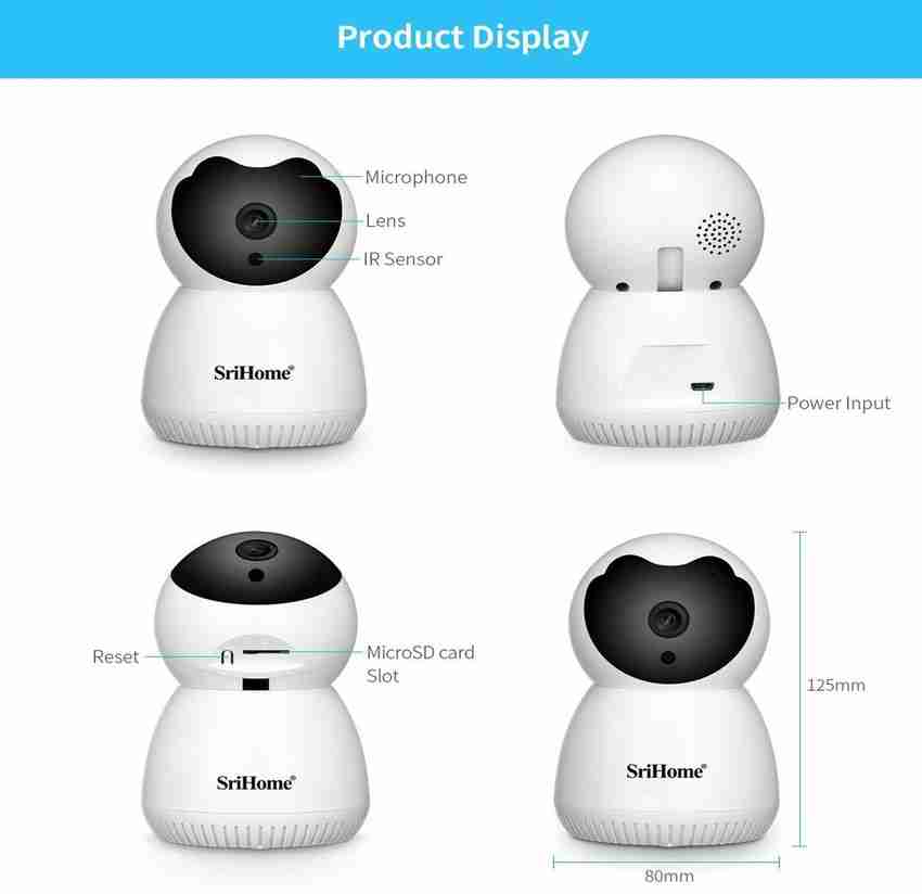 Smart hd best sale ip camera panda