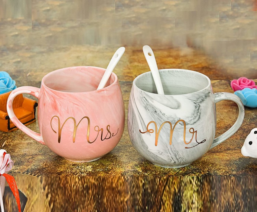 Galox Mr and Mrs Set Elegant Couple Gifts Best Wedding Gifts for Couple  Mr and Mrs Gifts Anniversary Gift for Couple Engagement Gifts for  Couples Perfect Couples Gifts for Newlyweds Ceramic Coffee