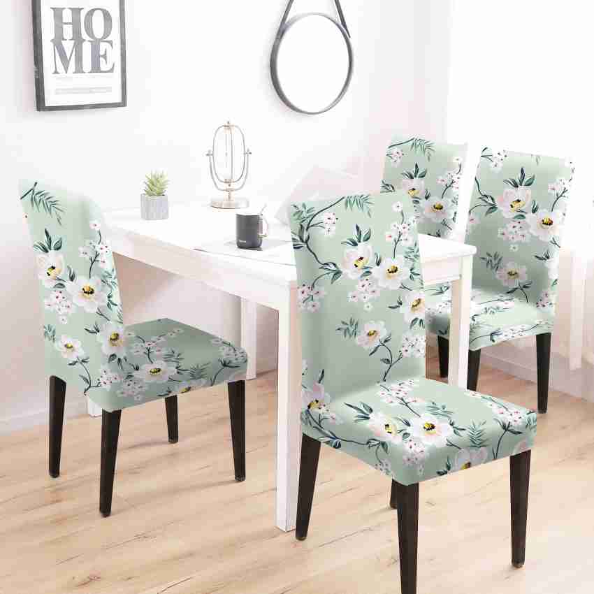 DECORIAN Polycotton Floral Chair Cover Price in India Buy