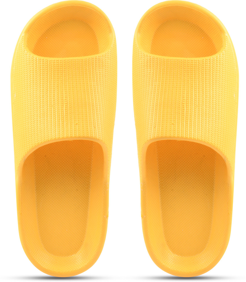 Yellow sliders womens sales