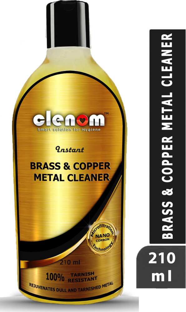 Clenom Instant Brass, Copper Metal Cleaner (Safe on Hands