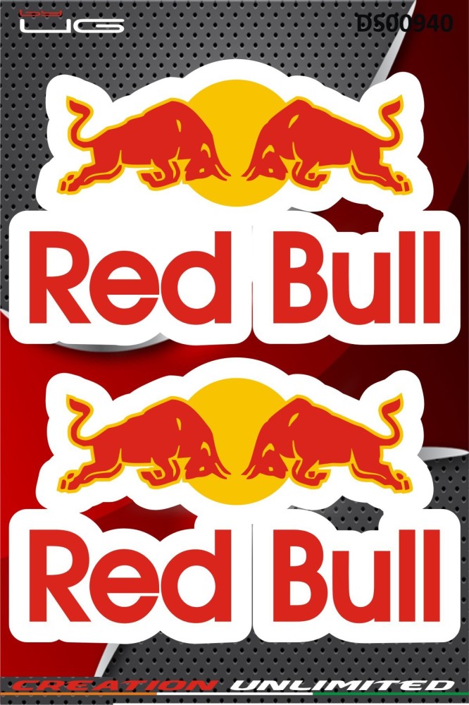 Red Bull stickers,race stickers, decals,helmet decal,motorcycle