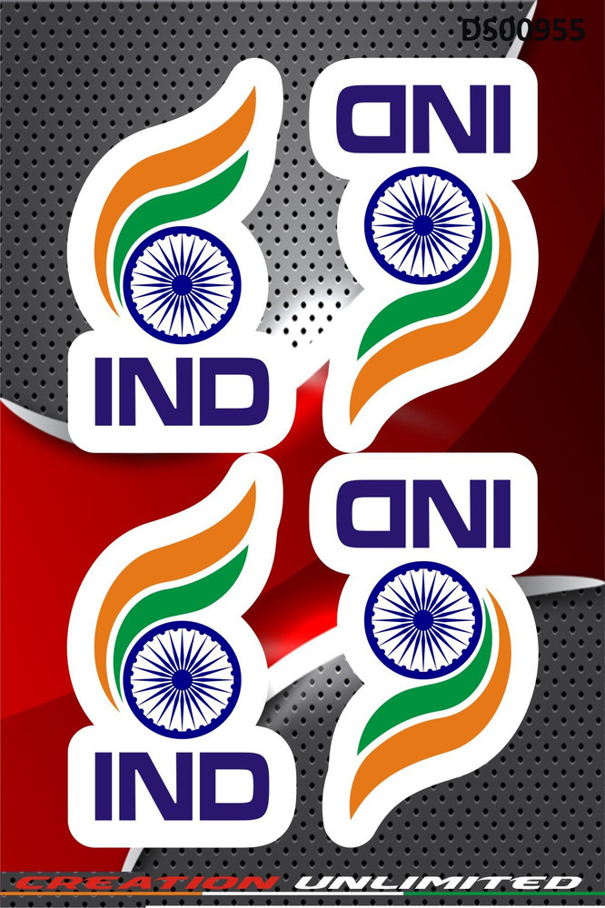 Flag sticker for bike store