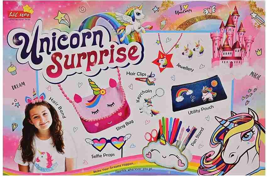 shopviashipping Unicorn Surprise DIY Theme make Art and Craft Kit for Girls MultiColor Unicorn Surprise DIY Theme make Art and Craft Kit for Girls MultiColor Buy Unicorn Surprise DIY Theme