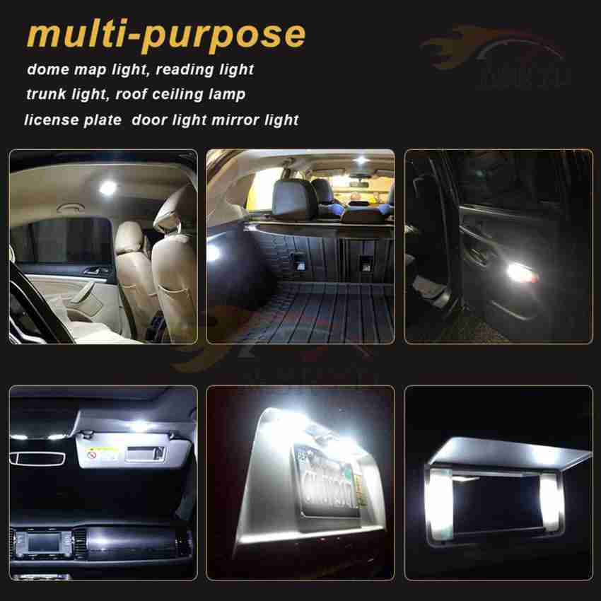 Led light for shop inside car roof
