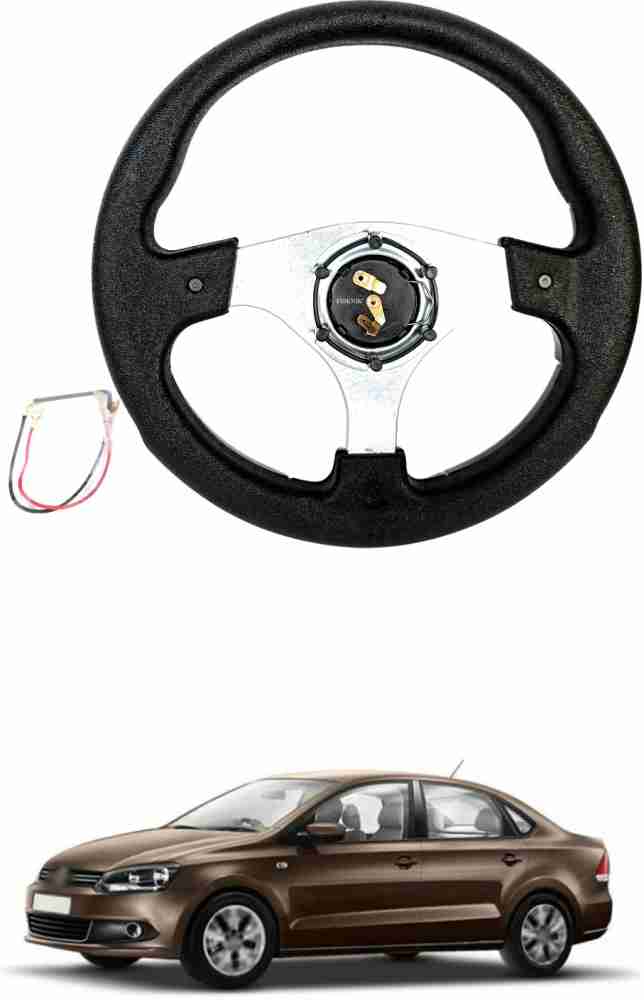 Vw logo store steering wheel cover