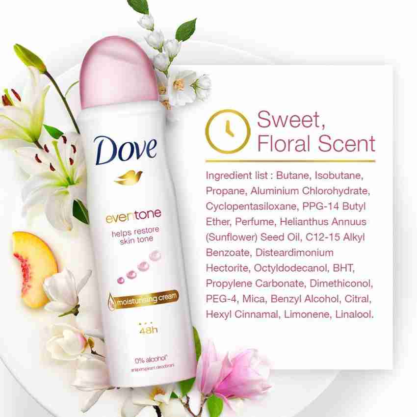Dove spray on sale deodorant scents
