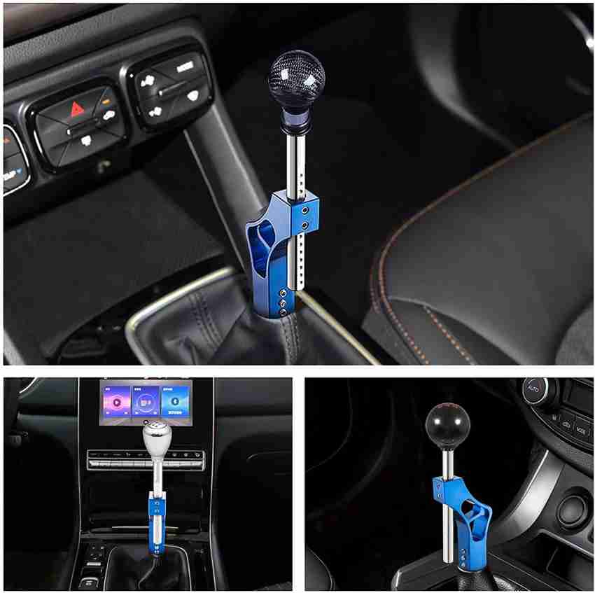  Abfer Tall Shift Knob Car Long Shifting Head Replace Weighted  Gear Stick Shifter Knob Extension Fit Most Universal Manual Automatic  Transmission Vehicle, Blue : Automotive