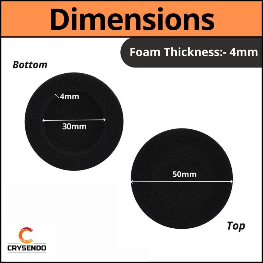 50mm 2025 headphone pads