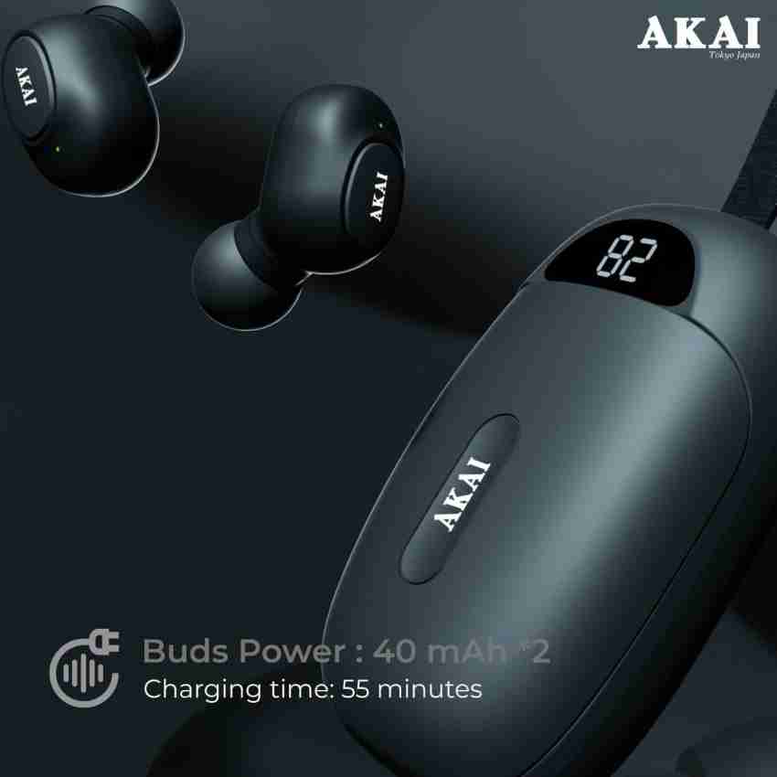 Akai Bass Bullets BB20pro TWS Earbuds . Bluetooth Headset Price in