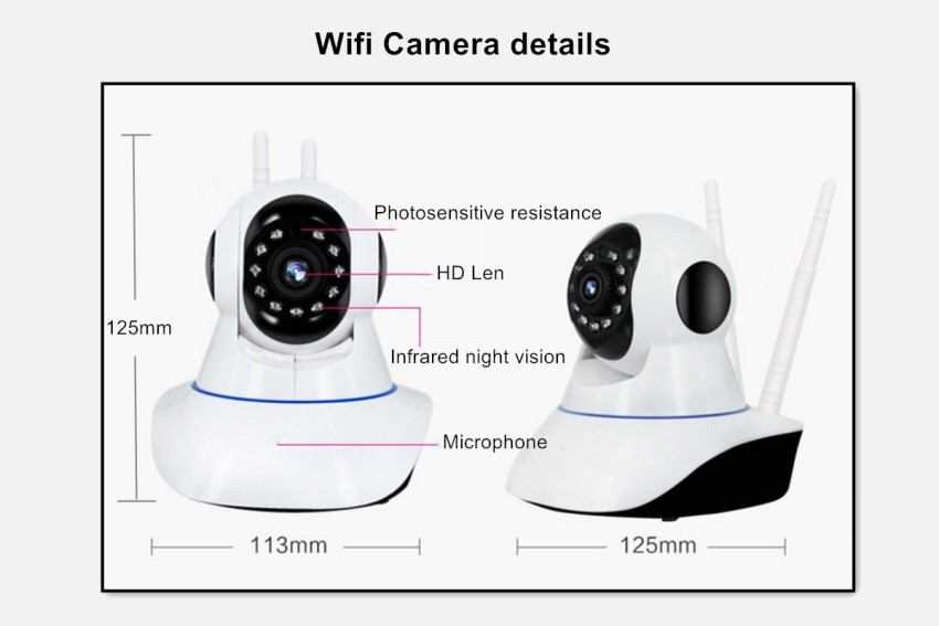 two way communication security camera