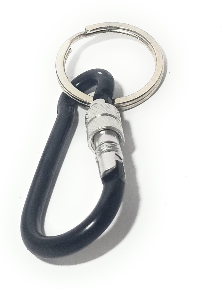 Auspice Aluminium Alloy D Carabiner Spring SNAP Clip Metal Key Chain Price  in India - Buy Auspice Aluminium Alloy D Carabiner Spring SNAP Clip Metal Key  Chain online at