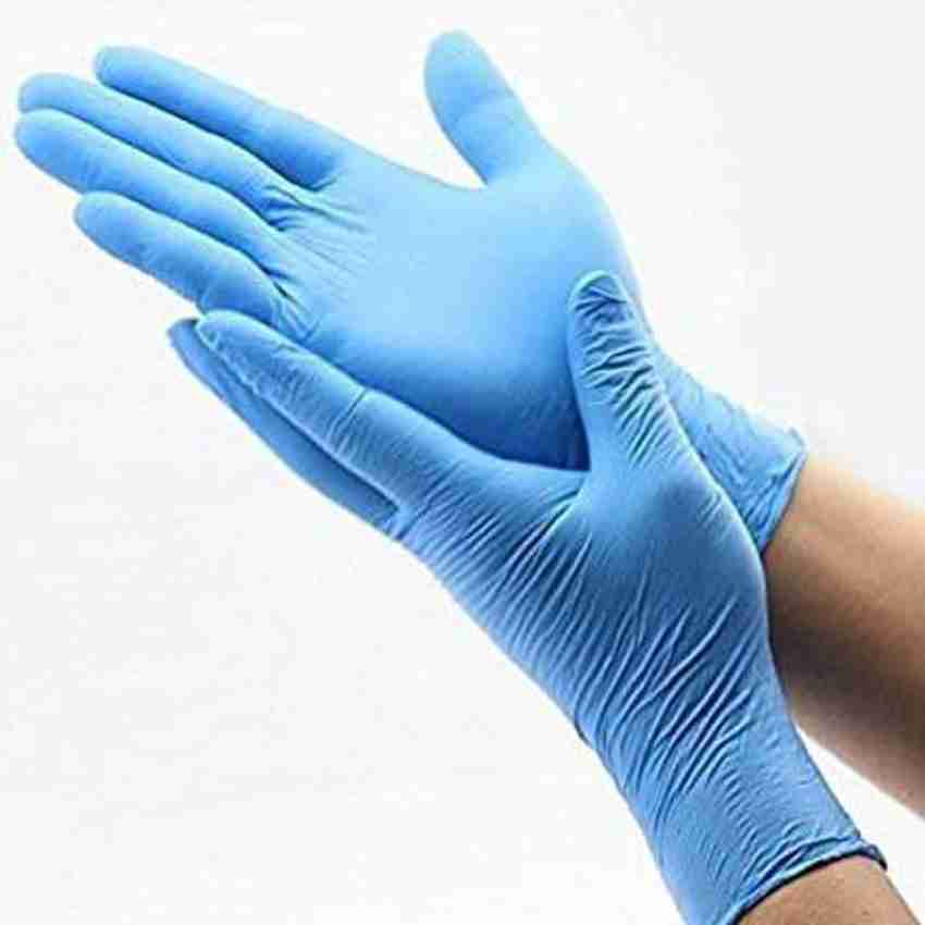 DM India Doctor Choice 100 Good Quality Nitrile Hand Gloves