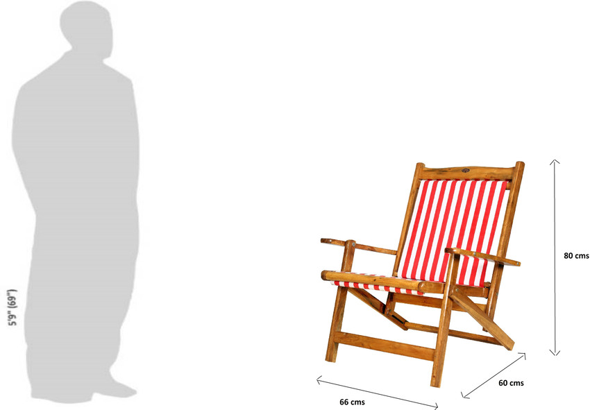 ROYAL BHARAT Easy chair Solid Wood Outdoor Chair Price in India