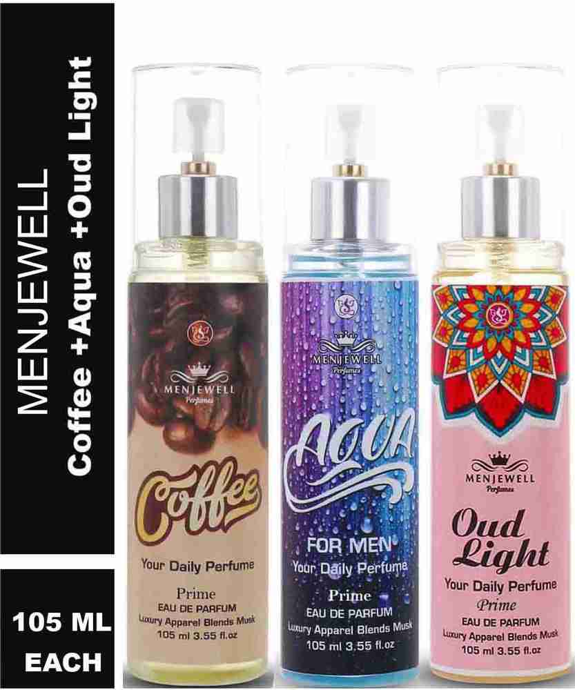 Menjewell Coffee Aqua For Men Oud Light Eau de Parfum 315 ml
