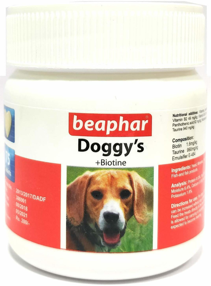 Biotin supplement top for dogs