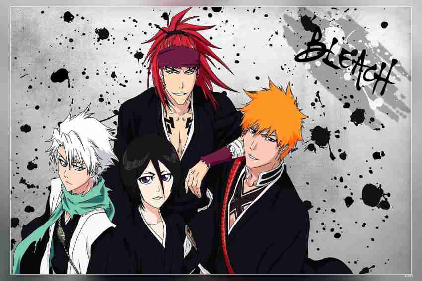 Bleach Anime Poster Ichigo Kurosaki Soul Reaper Swords Manga Comic Cool  Aesthetic Modern Picture Japanese Bedroom Home Living Room Weeb Fan  Birthday