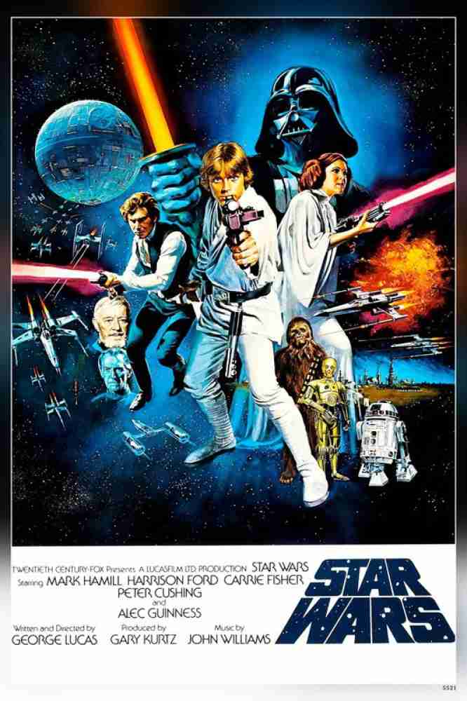 HWC Trading A3 FR Star Wars a New Hope Movie Poster India