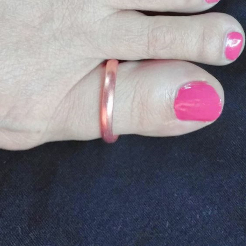 Copper toe ring sale