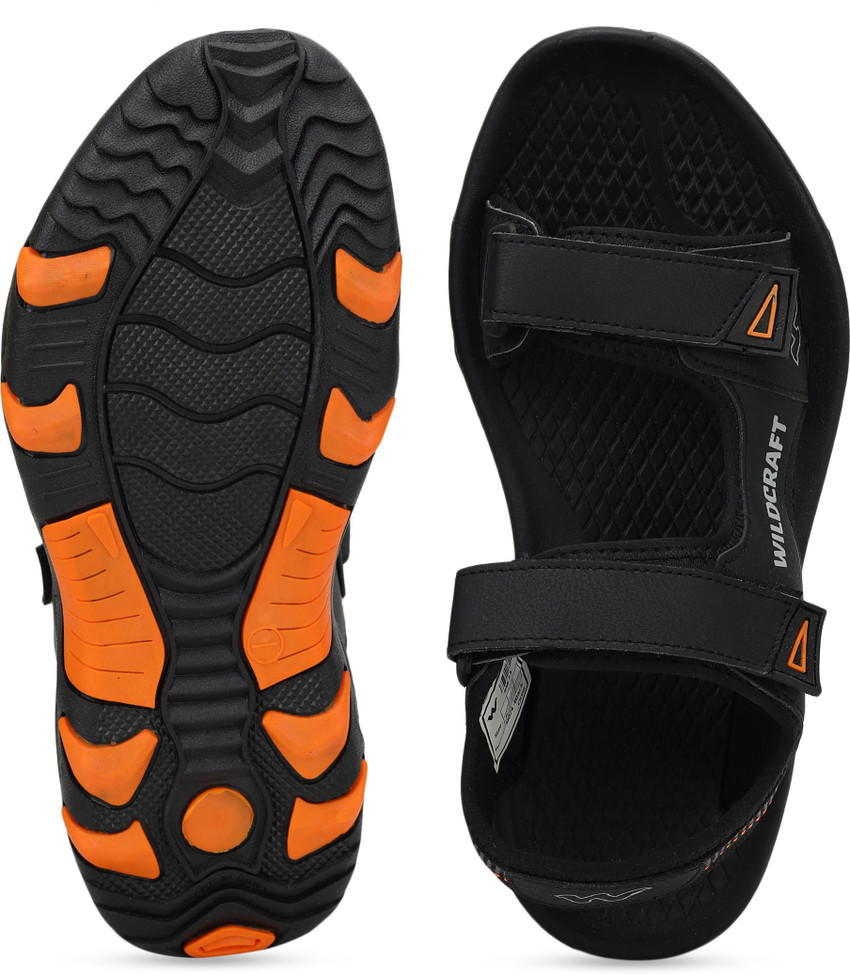 Wildcraft Outdoor Men Black Orange Sports Sandals Buy Wildcraft