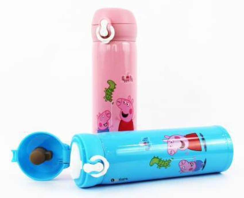 Peppa Pig Stainless Steel Flask Insulated Sipper Water Bottle for Boys Kids