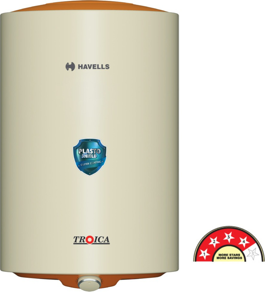 HAVELLS 25 L Storage Water Geyser (troica 25 brown, ivory, Brown) Price in  India - Buy HAVELLS 25 L Storage Water Geyser (troica 25 brown, ivory,  Brown) online at Flipkart.com