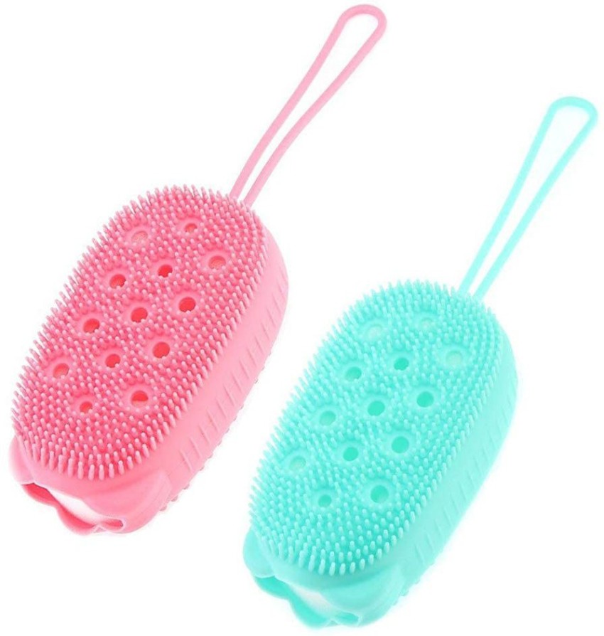 New Creative Double-Sided Shower Brush Massage Brush Silicone