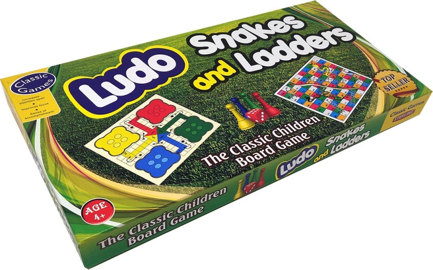 GOYAL KHEL CENTRE 12-12 Ludo & Snake (2 In 1 Games) Set Of Ludo Coins + One  Free Premium Ludo Token, All Ages, Multicolor