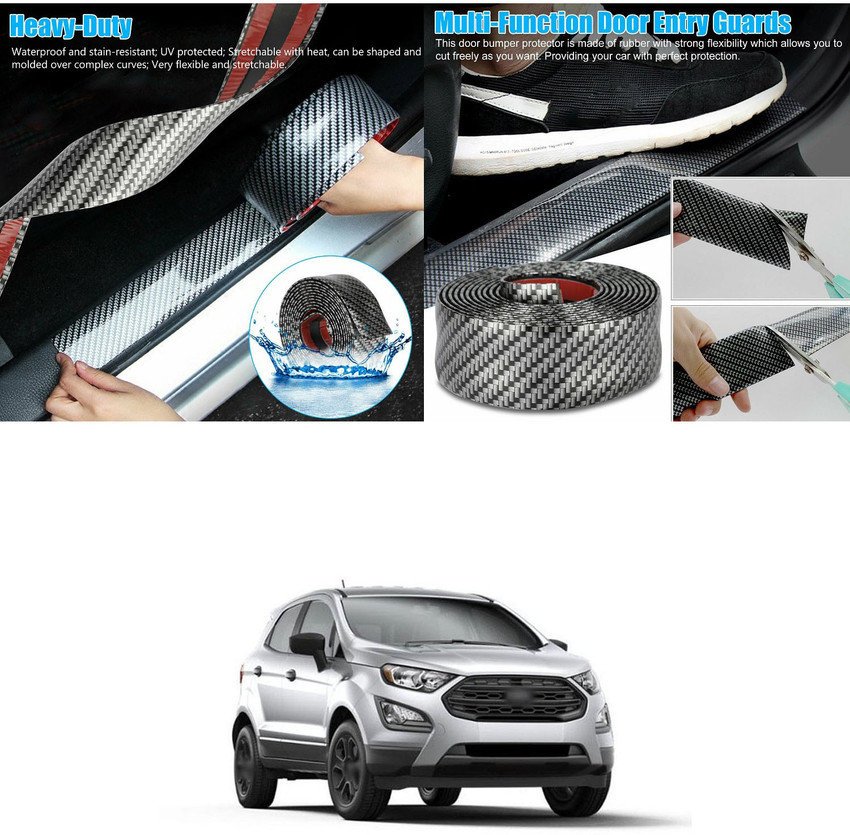 PROEDITION Carbon Fiber Wrap Auto Door Entry Guard Sticker Anti