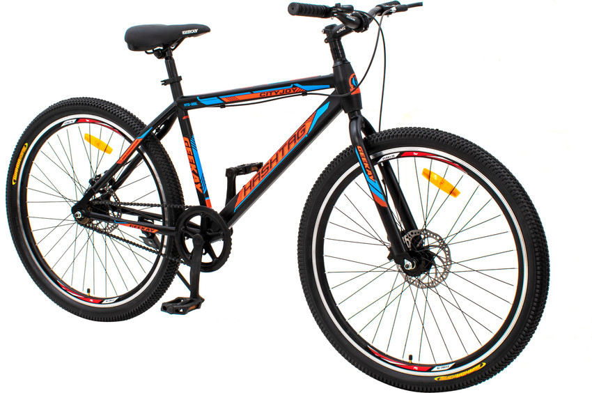 Geekay Hashtag Single Speed Unisex Steel Mountain NonGear Bicycle Adult 27.5BlackOrange 27.5 T Mountain Cycle Price in India Buy Geekay Hashtag Single Speed Unisex Steel Mountain NonGear Bicycle Adult...