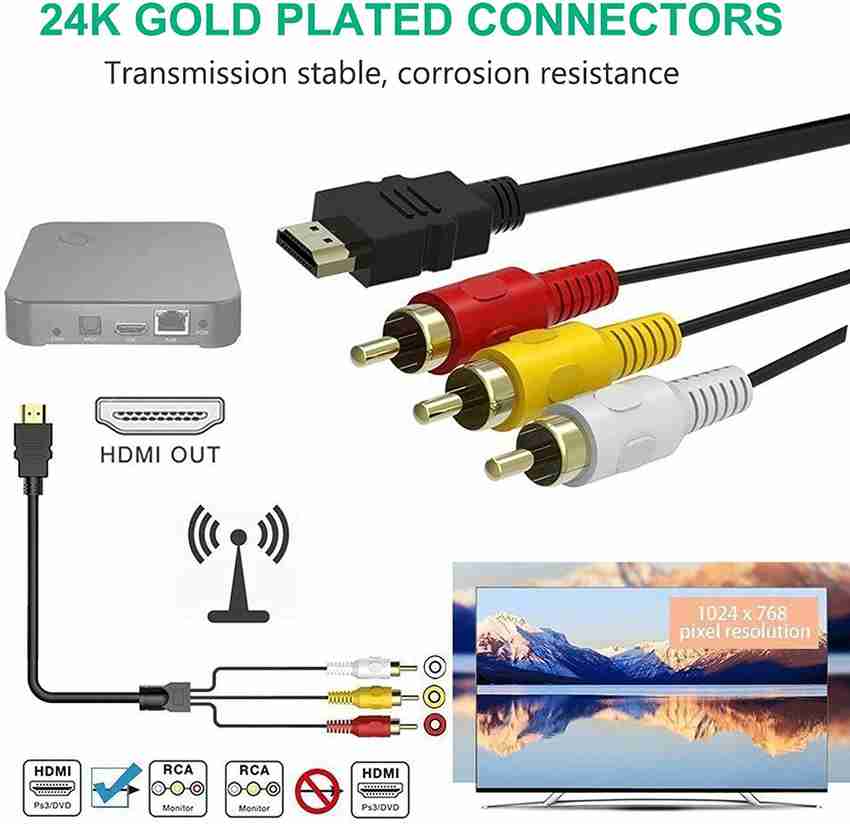 Hdmi hotsell rca kabel