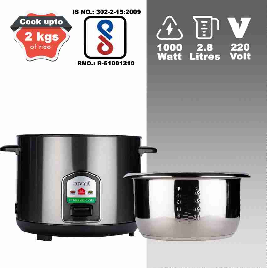 2.8 ss Asian double pot Rice cooker