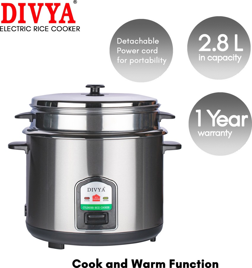 ASIAN / DIVYA Rice cooker “1.8” “2.8” - M/s Madhabi store