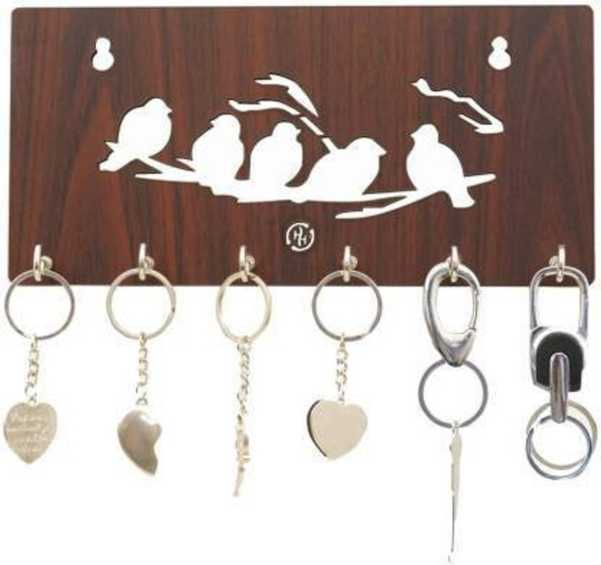 Bird key clearance holder for wall