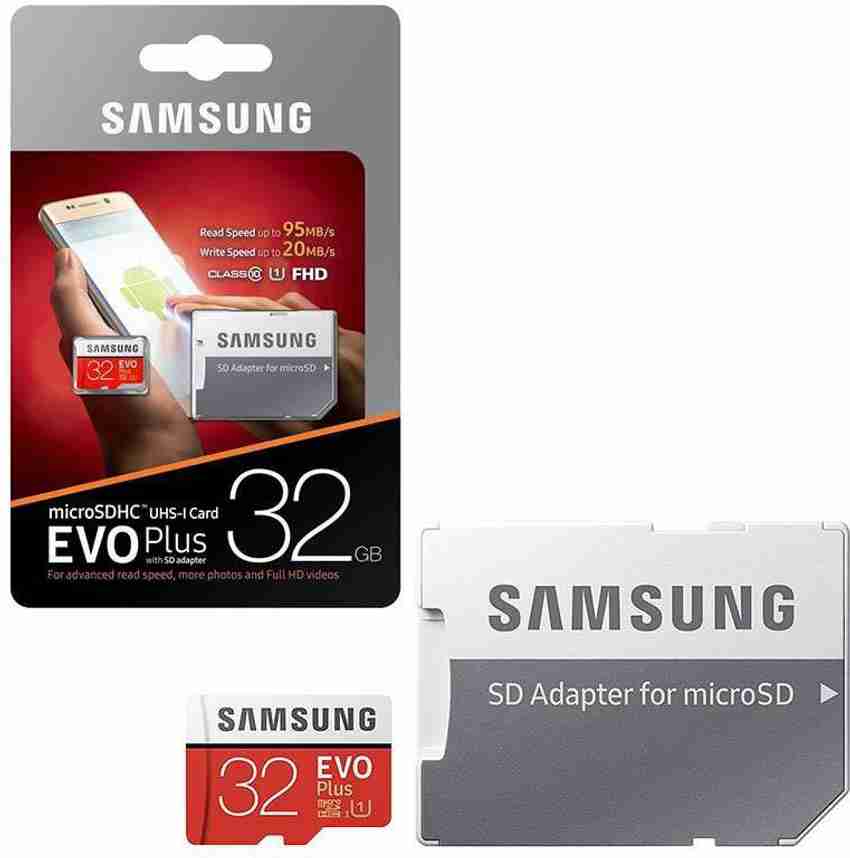 Samsung 32gb memory card class 10 evo plus sale