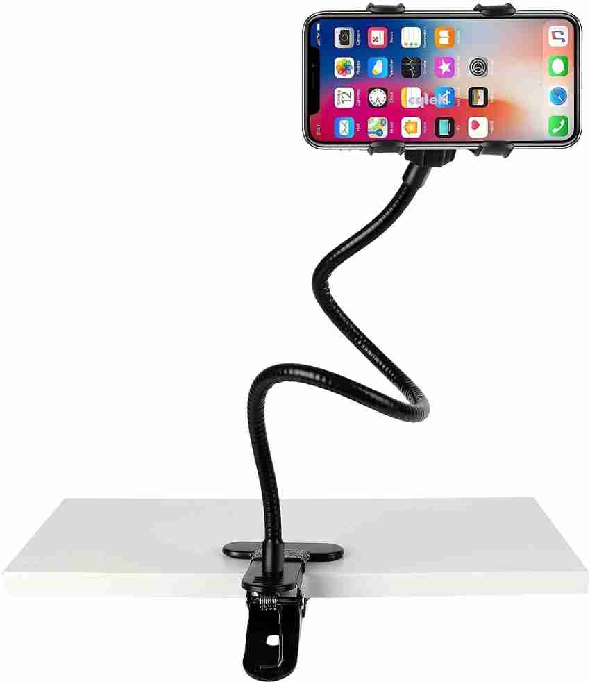 SWAPKART METAL Mobile Stand Holder Metal Built - Cell Phone Stand Perfect  for Video Table Online Class Home Bed Flexible Charging Hand Bike Movie  Office Gift Desktop Heavy Duty Foldable Lazy Bracket