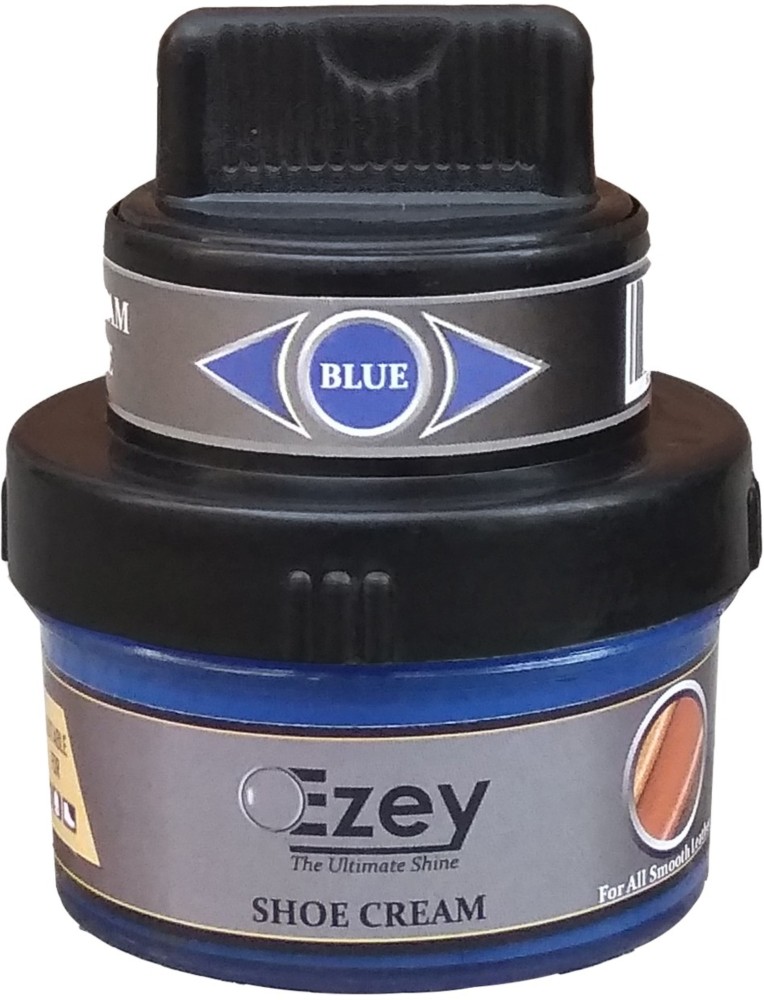 Blue liquid store shoe polish