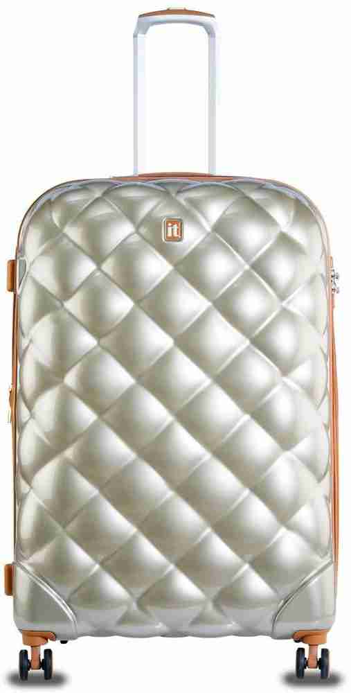 It Luggage St.Tropez Deux Expandable Cabin Check in Set 4 Wheels 28 inch Champange Price in India Flipkart