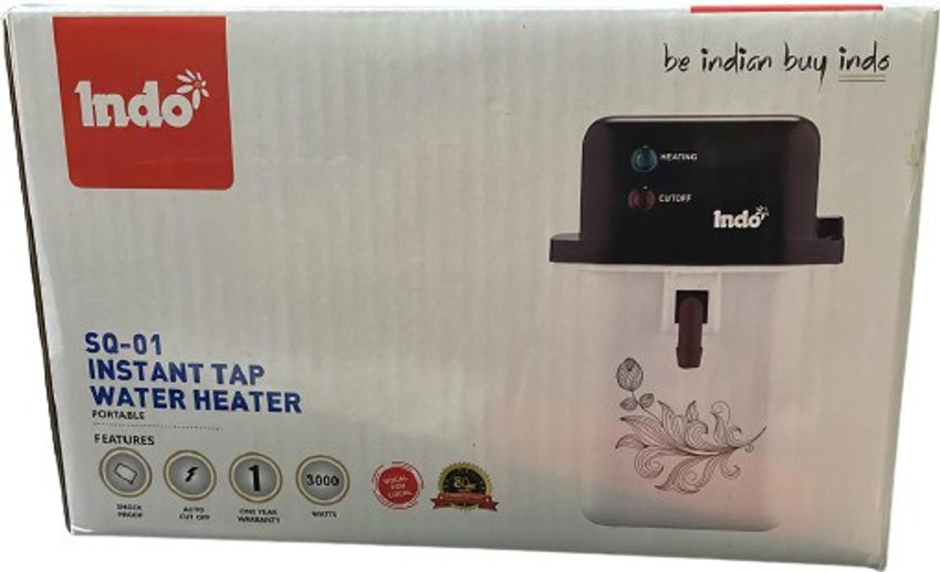 Indo 1 L Instant Water Geyser (SQ-1 Instant Tap Water Heater, White) Price  in India - Buy Indo 1 L Instant Water Geyser (SQ-1 Instant Tap Water Heater,  White) online at Flipkart.com