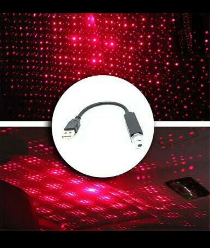 VIDZA USB Star Light Galaxy Night Sky Ambiance Laser Micro Projector  Atmosphere Ambient Roof Ceiling Lights Use for USB Disco Light/Night Light/ Room/Car/Party Decoration Disco Laser light Car Fancy Lights Price in India  