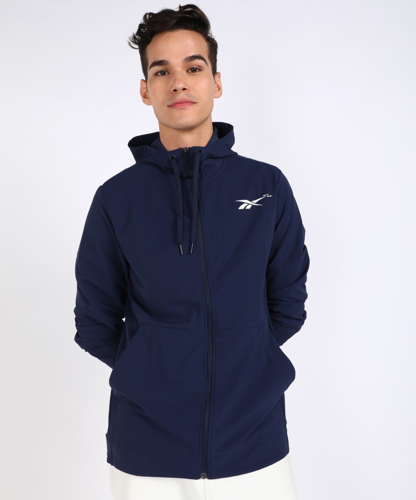 Reebok Men's Hoodie - Navy - M