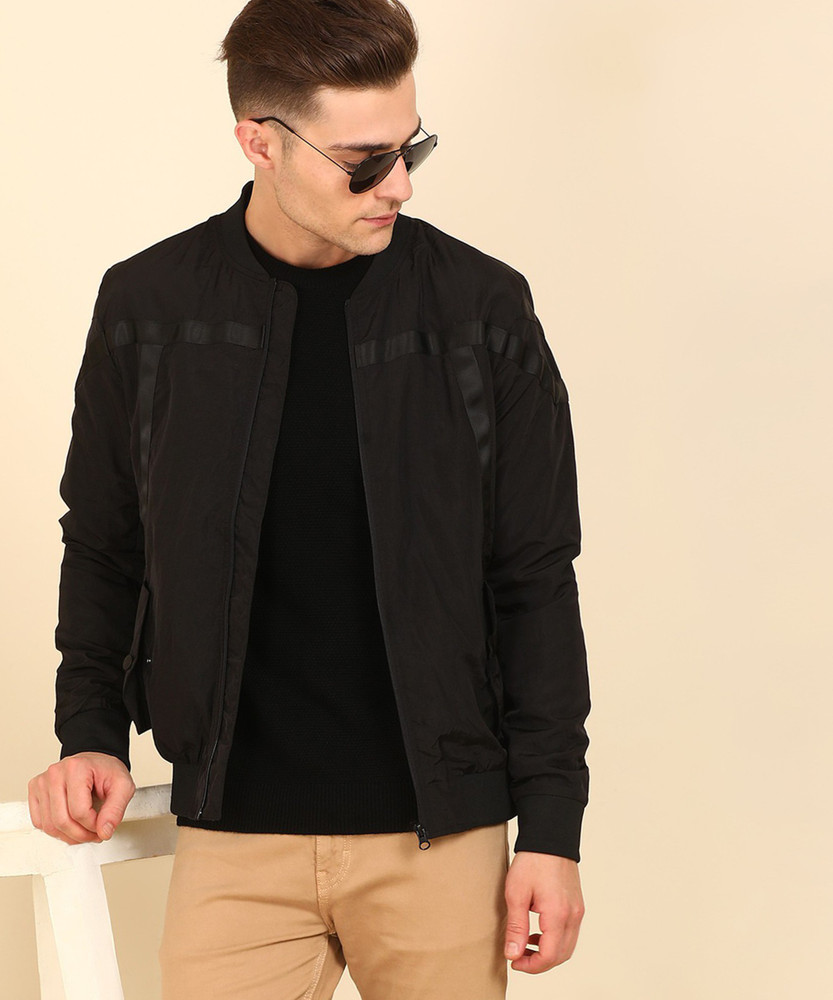 FLYING MACHINE Full Sleeve Solid Men Jacket Buy FLYING MACHINE