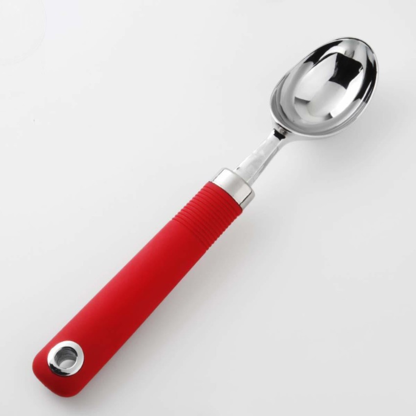  Ice Cream Spoon, Heavy Duty Stainless Steel Ice Cream Scoop  Professional Ice-Cream Spade Fruit Spoon Melon Baller Scooper Kitchen Tool:  Home & Kitchen