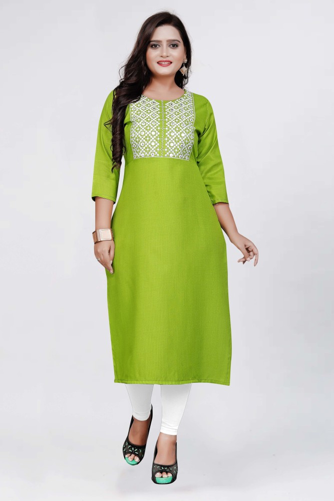 Flipkart 2025 green kurti