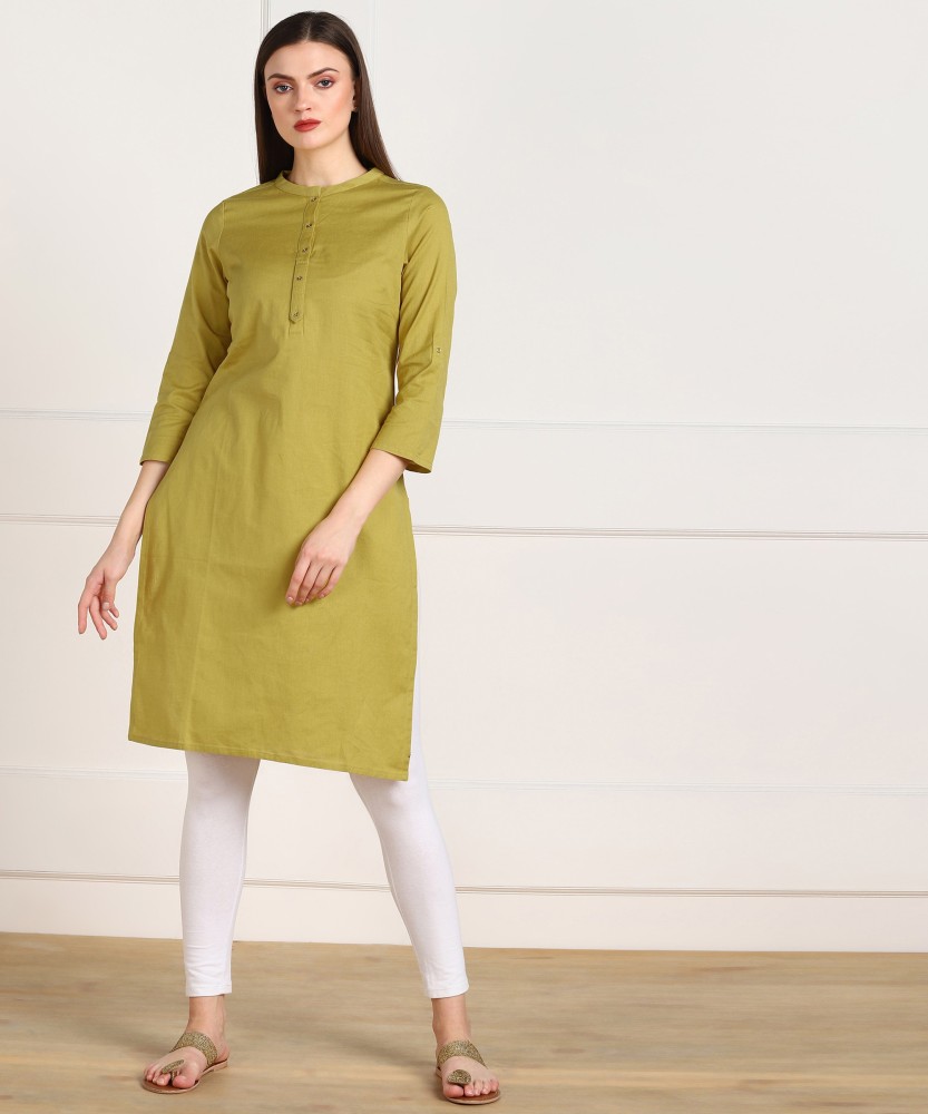 W Women Solid Straight Kurta Buy W Women Solid Straight Kurta